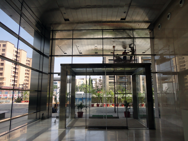 TCG Financial Center , curtain wall , glass vertical sunshade