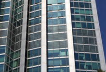 Tower Palace 3 , glass curtain wall , stainless steel cladding