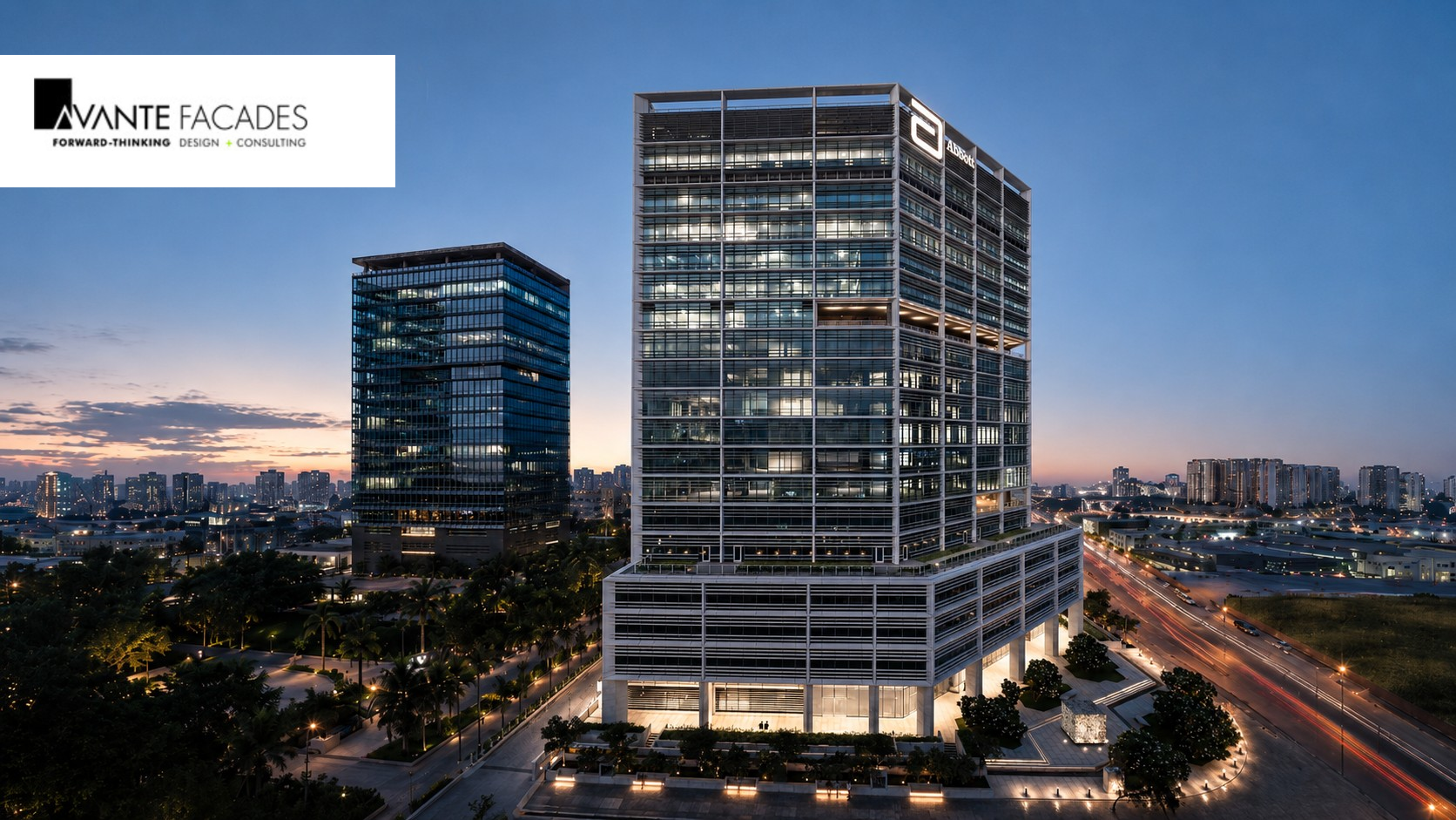 this image shows the property for which facade design work is done